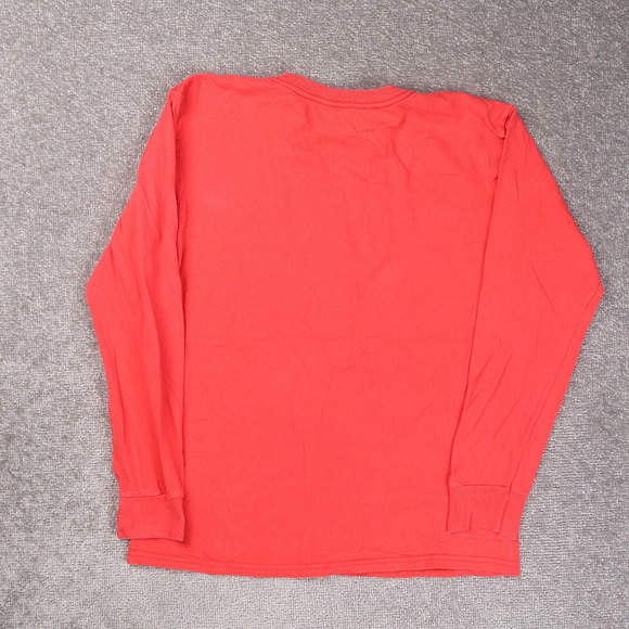 Volcom Cheezmoso Spellout Logo Medium Red Long Sleeve T-Shirt - Picture 2 of 9